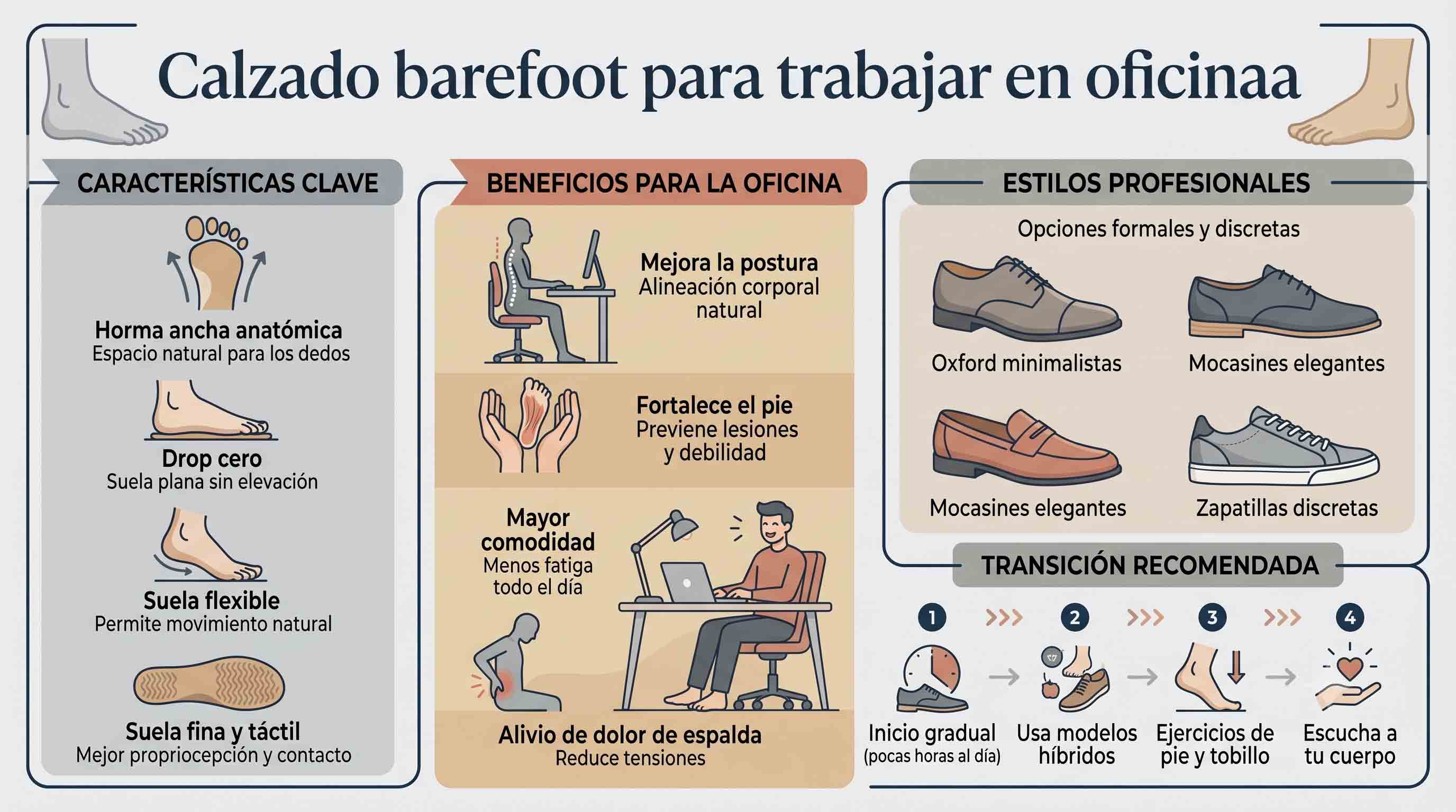 Be Lenka, Groundies y Vivobarefoot — las mejores marcas de zapatos barefoot para el trabajo Mejores marcas de calzado barefoot para oficina: Be Lenka, Groundies y Vivobarefoot con diseños elegantes de drop cero